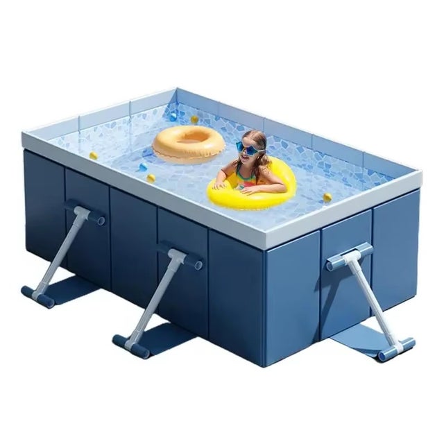 SIENTICE Piscine verticale anti-rayures et anti-perforation, bassin durable et simple, piscine moderne de 2,1 mètres