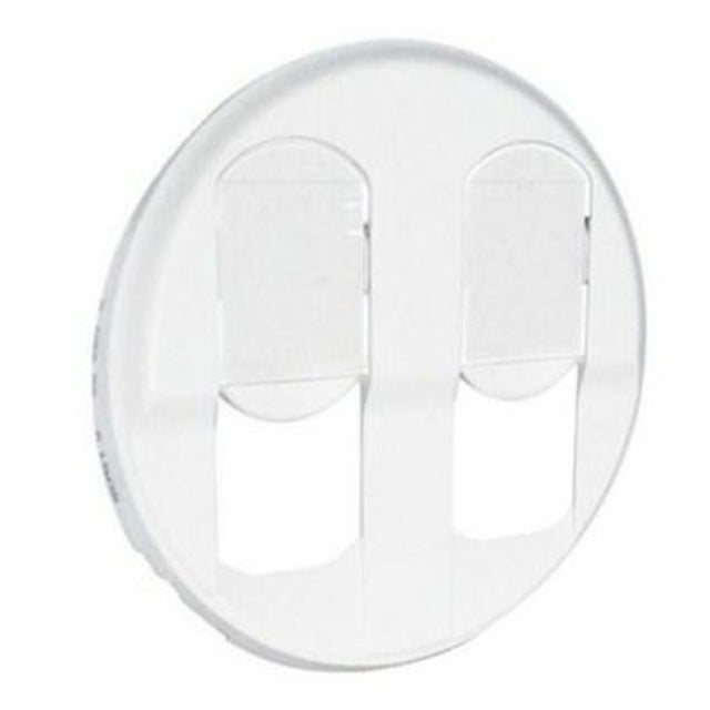 Enjoliveur Prise RJ45 double - blanc