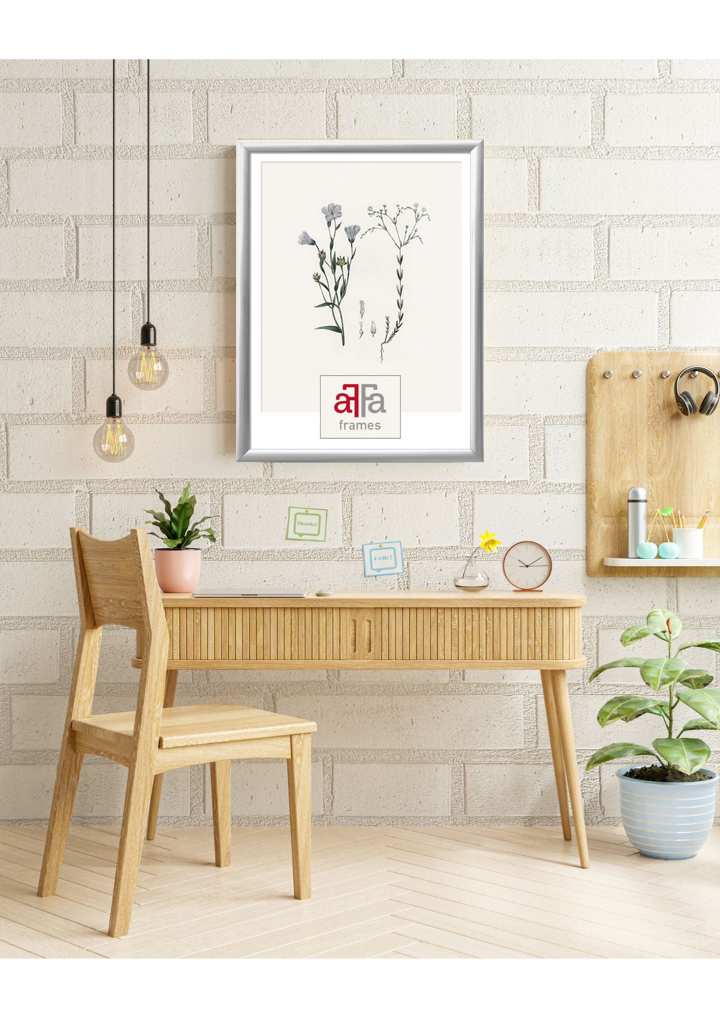 Ramka aluminiowa na zdjęcie 50x70 srebrny 1szt. - 2