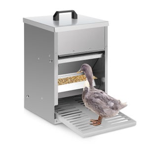 Mangiatoia Automatica Per Polli Da 5kg - Antiratto, Zincata E Impermeabile - Foto 4