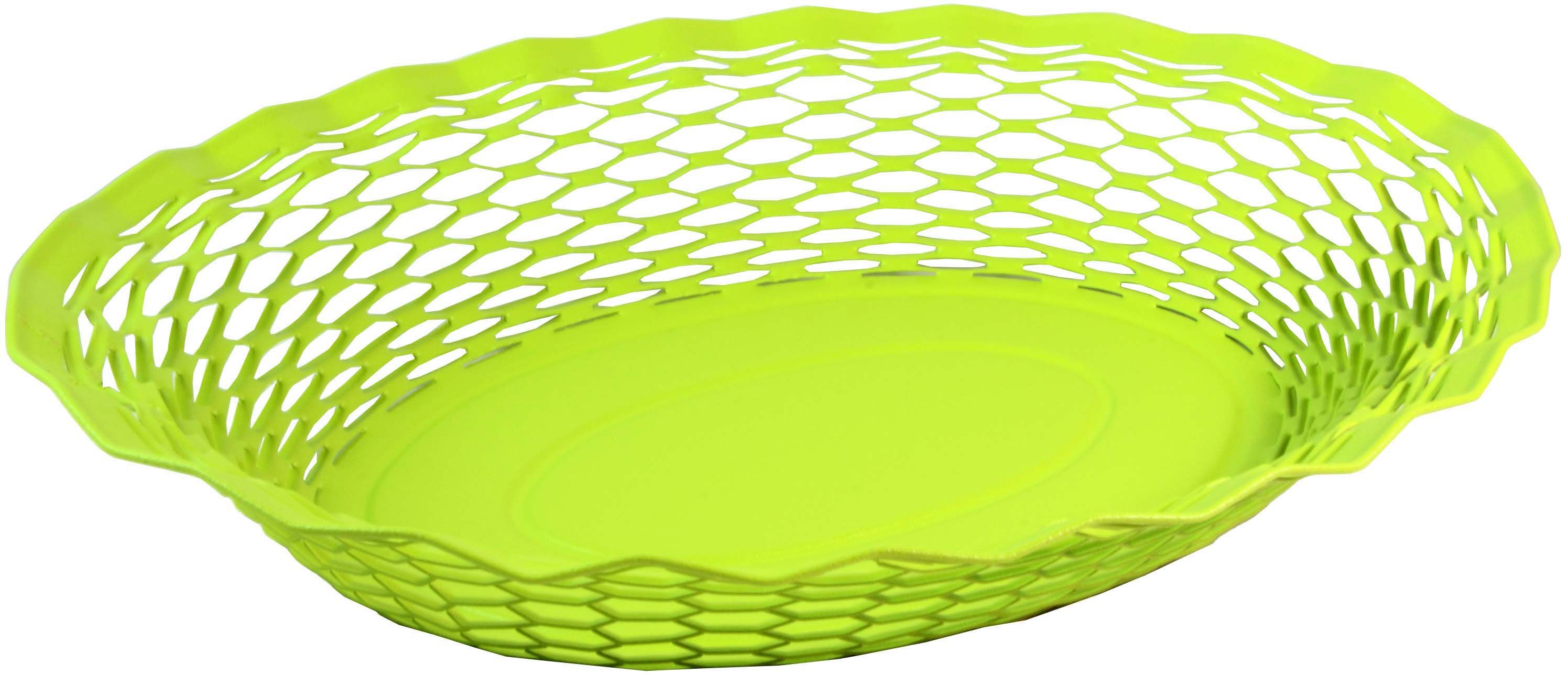 Corbeille à Pain Yvette En Rotin Blanc Cérusé