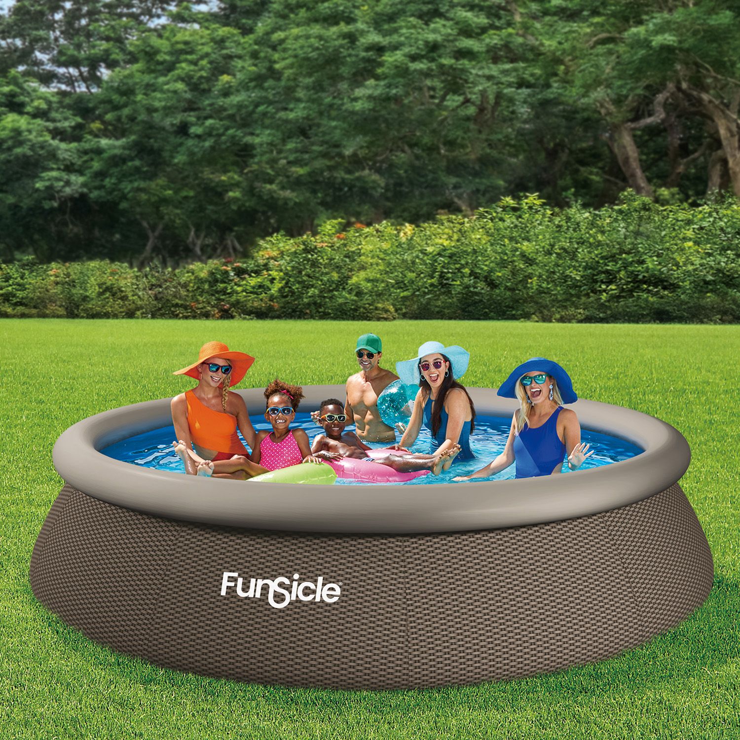 Piscine Gonflable épaissie Pour Jardin - 184L, Grande Taille, Idéale Pour Enfants Et Famille En été - 11