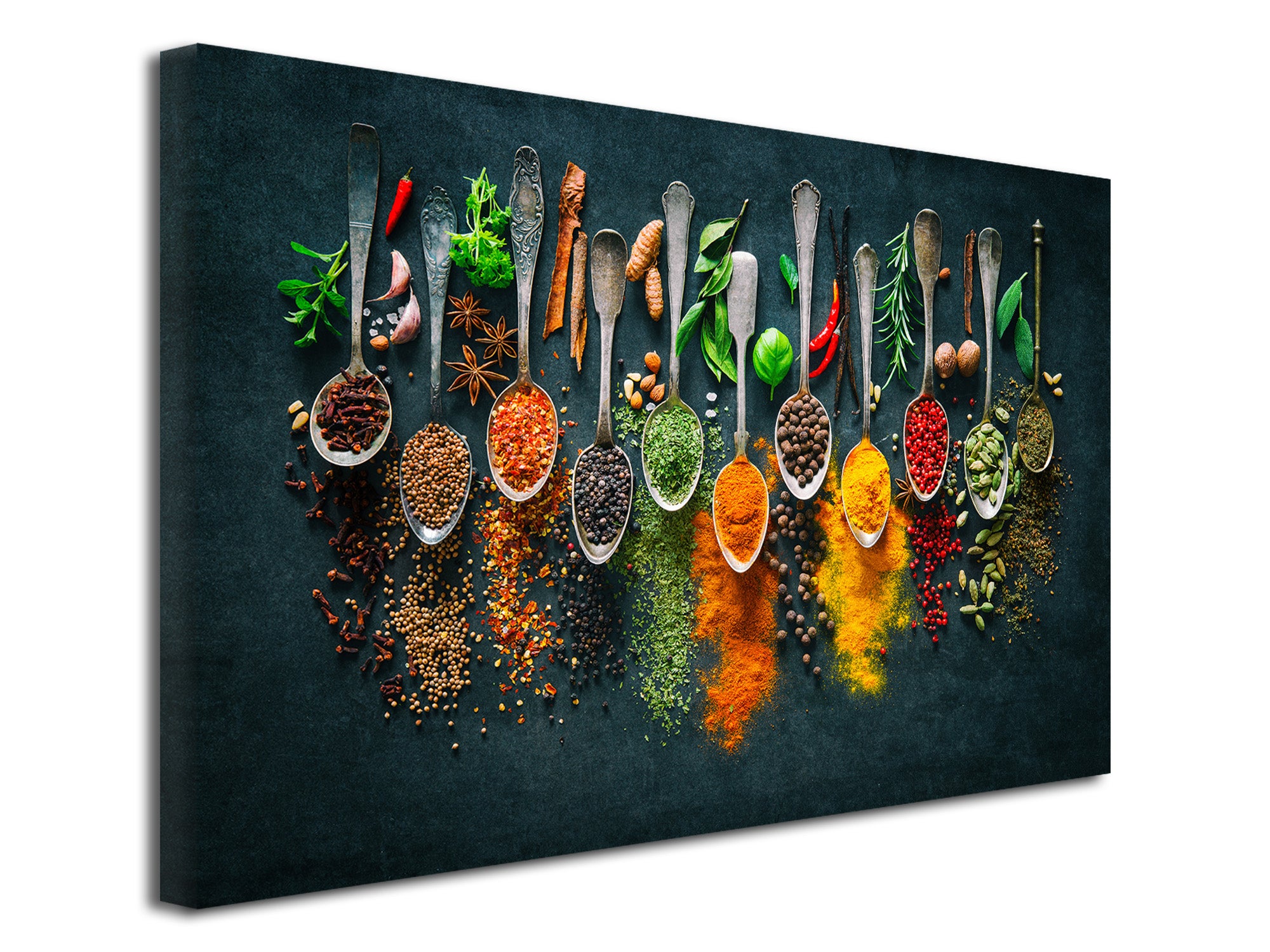 DECLINA, Tableau toile imprimée, Tableau cuisine Les épices impression