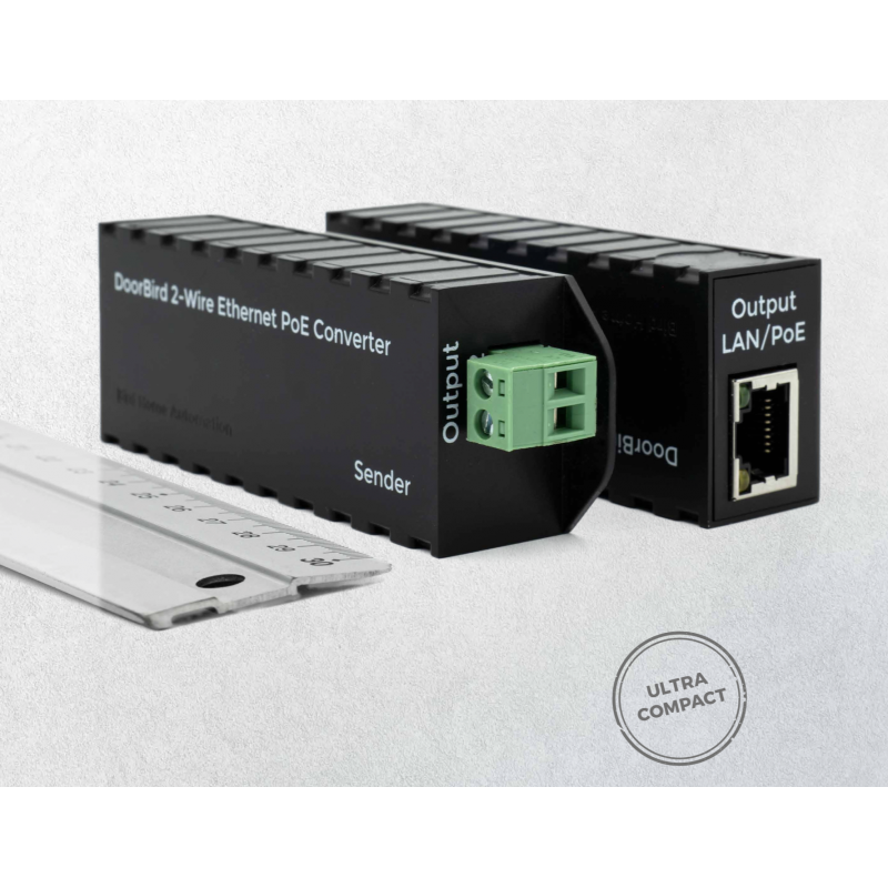 Convertisseur 2 fils PoE Ethernet - DoorBird - 3
