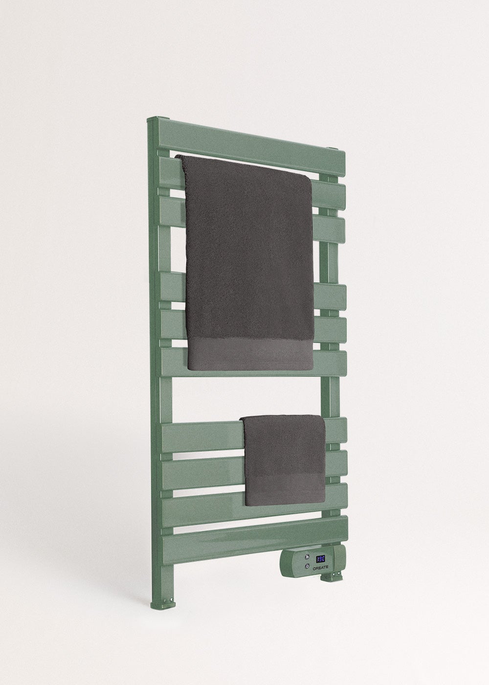 WARM TOWEL - Barra de toalha elétrica para piso ou parede 500W Sem patas sem prateleira - 5