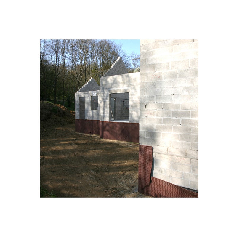 Feuille de protection pour parois enterrées - SIKA Protection Fondation - Rouleau 30 x 1m - Marron - 3