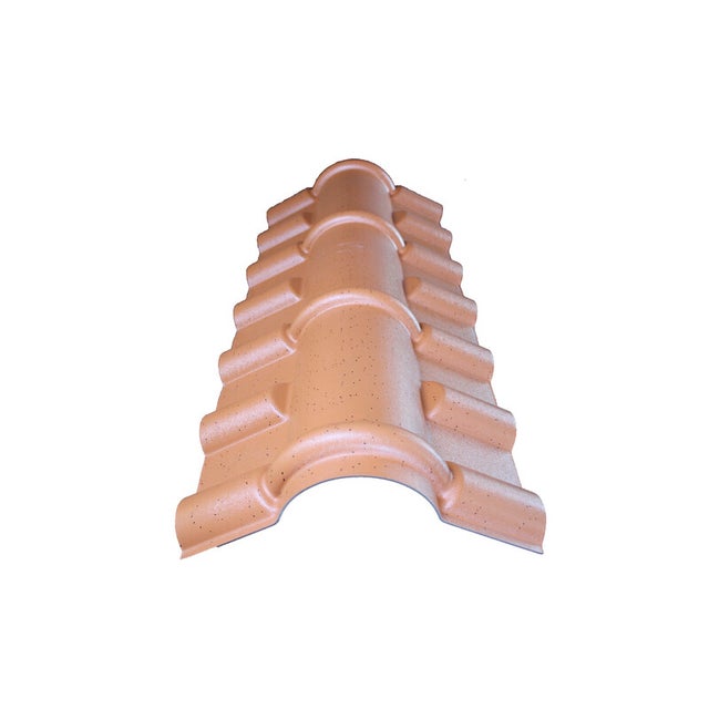 Faîtière PVC pour toiture imitation tuile mini - Coloris - Antique, Longueur - 104 cm