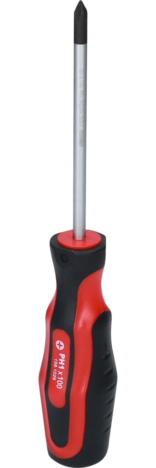 KS TOOLS Tournevis ERGOTORQUEplus, PH 1, 205mm - 2