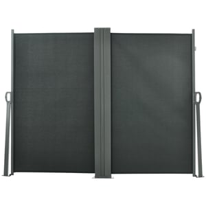 Double store latéral brise-vue rétractable polyester haute densité