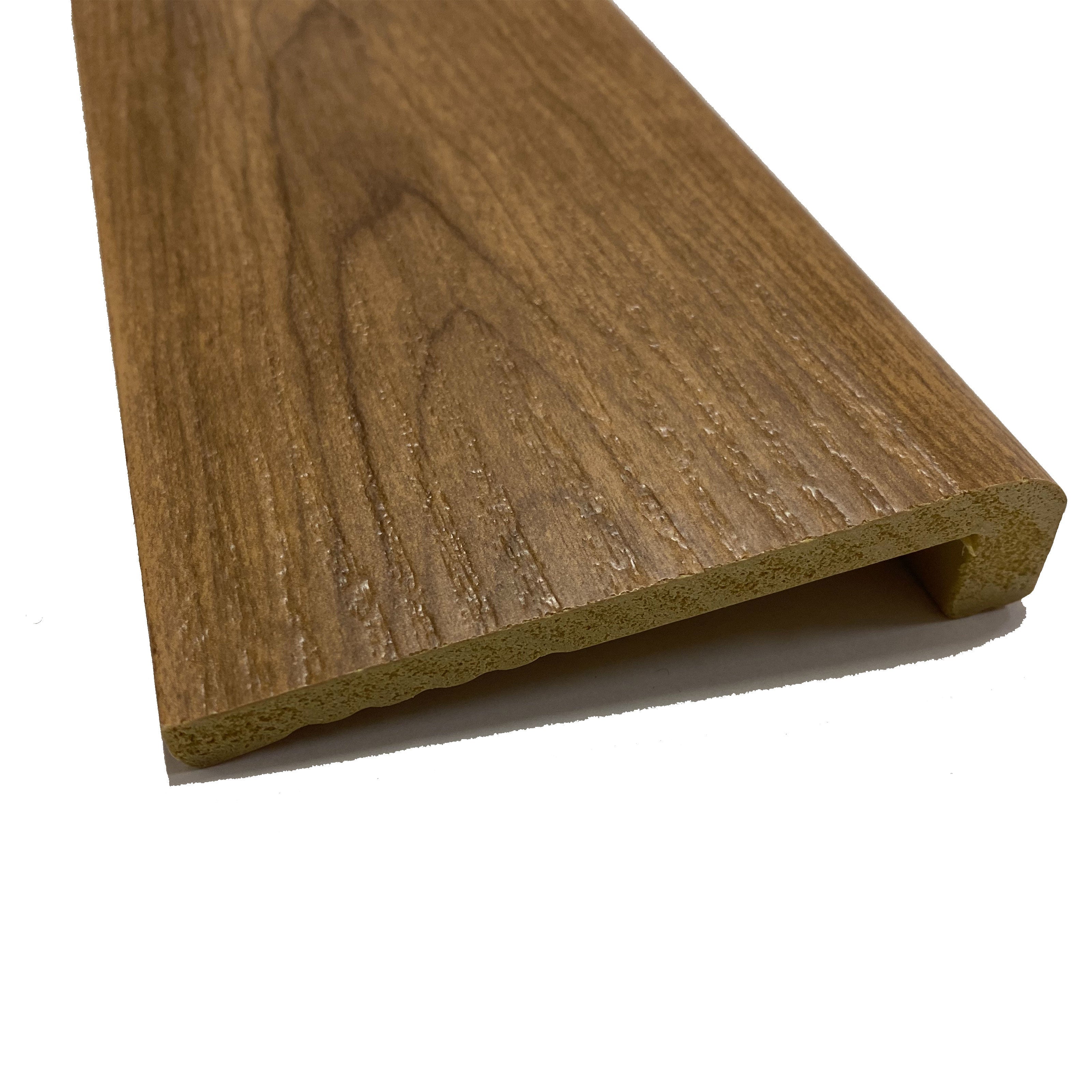 Couvre-plinthe, couvre-plinthe en Duropolymère polystructuré 100x25 effet bois ou blanc - blanc lisse 1 pièce équivaut à 1 mètre - 5