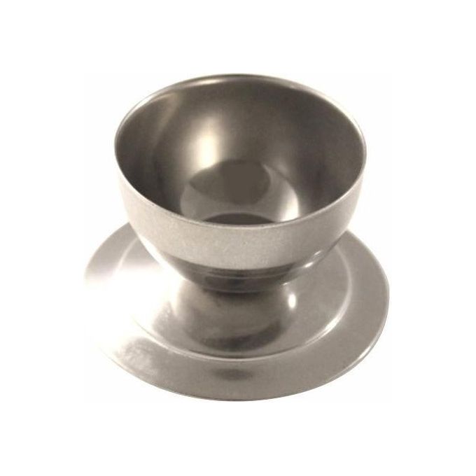 Set 6 Portauova In Acciaio Inox - Impilabili, Base Rotonda, Argento - Foto 12