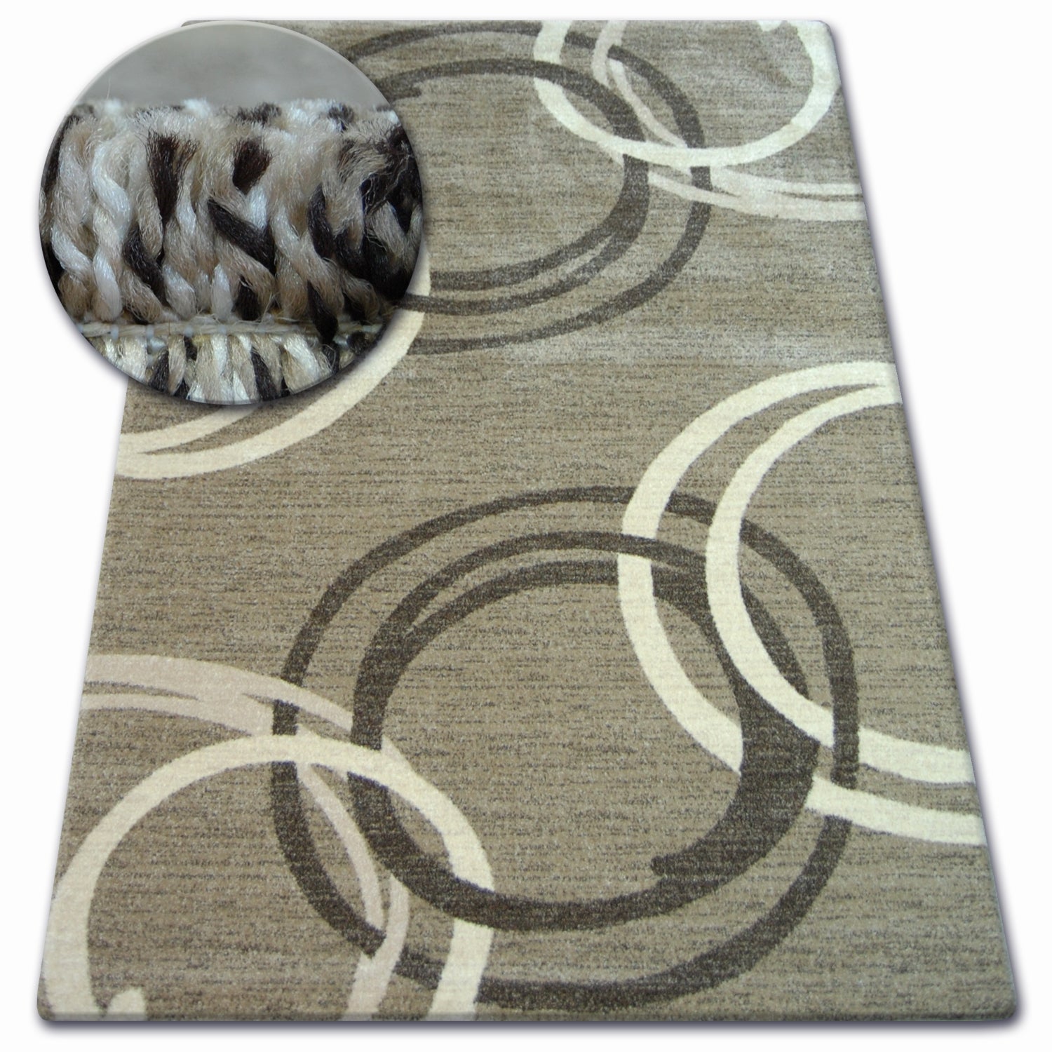 Dywan SHADOW 8645 dark beige / brown 120x170 cm