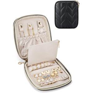 Portagioie Con 9 Scomparti Design Elegante Portatile Per Orecchini Anelli Gioielli - - PagineGialle