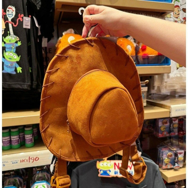 Mochila em formato de chapéu de caubói, bolsa estilo faroeste para ...