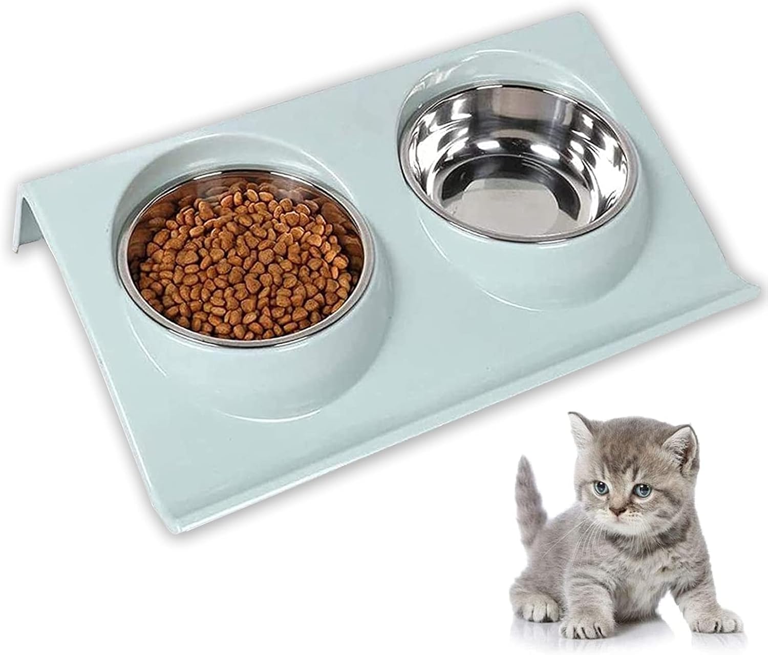 JIASHA Bol Pour Animaux De Compagnie Set,Chien Animaux Feeder Bol