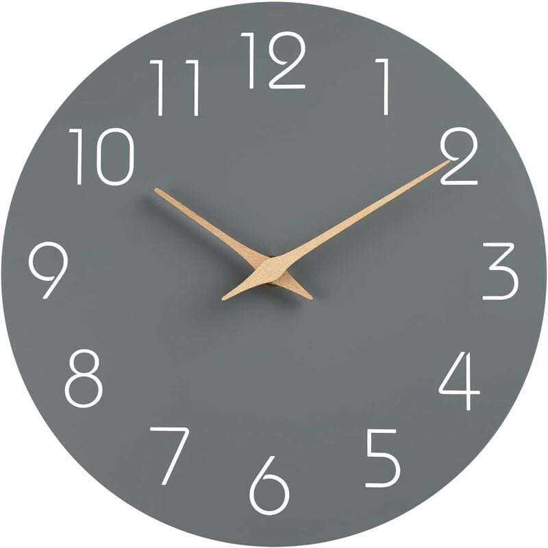 Notre top 10 des Horloge Silencieuse Sans Tic Tac au France - Black