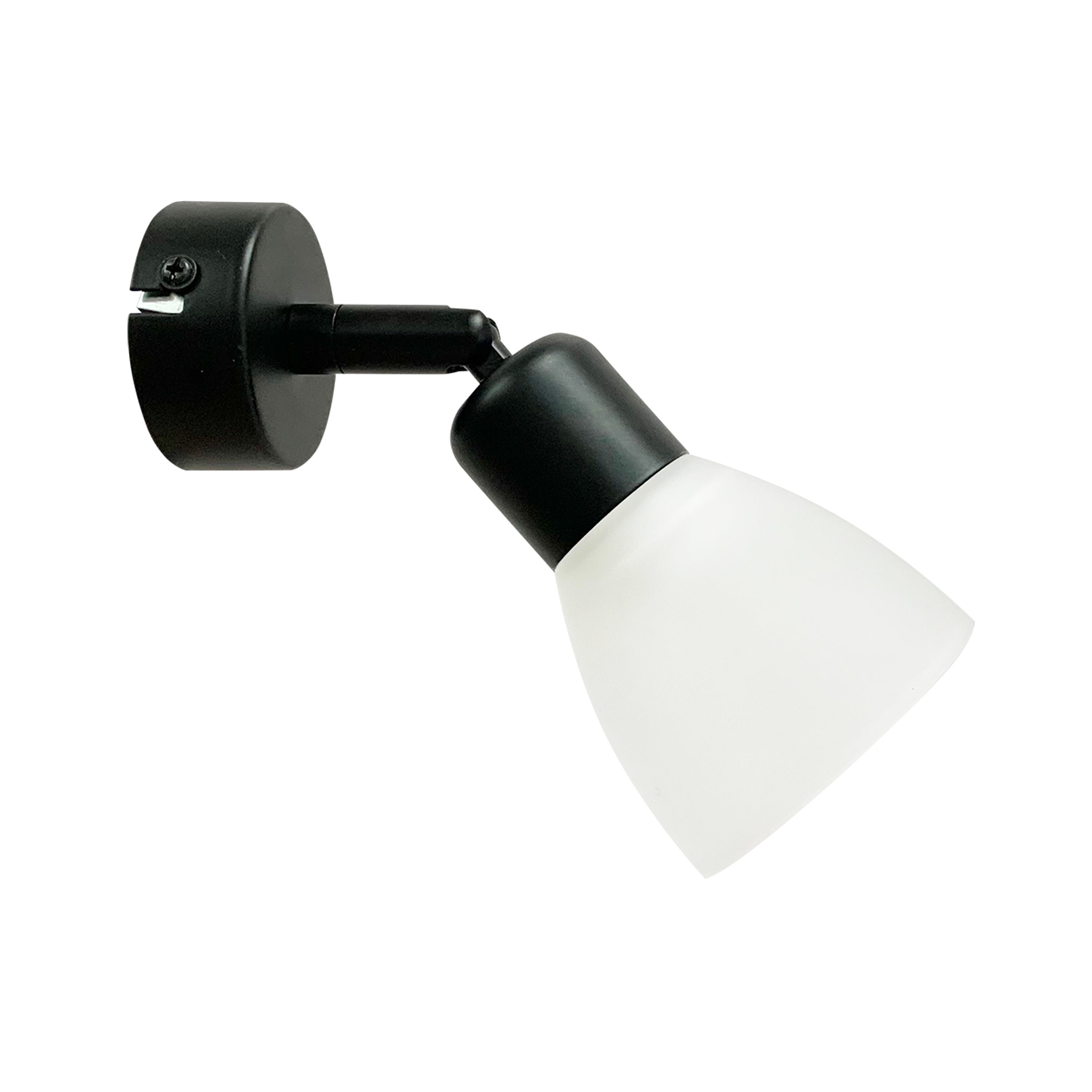 Kinkiet ścienny minimalistyczny czarno-biały regulowany 1xE14 40W Costa Candellux