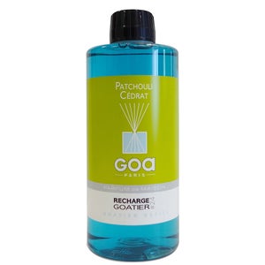 Recharge De Parfum D'Ambiance Goa Fleur De Tiaré - 500 Ml - Flacon Plastique Vert