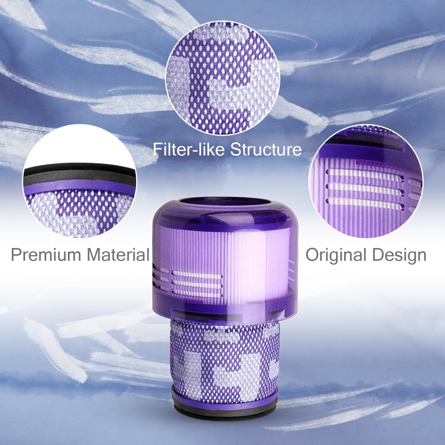 Filtres pour aspirateur Dyson V11 V15, pack de 3 - 6