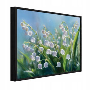 Deco Décoration Salon Fleurs Eiffle architecture balcon Moderne Impression sur Toile 120x80cm Image Tableau Decoration Murale Chambre Horizontal Art Wall Tableaux Decoratifs Muraux AA120x80-3130