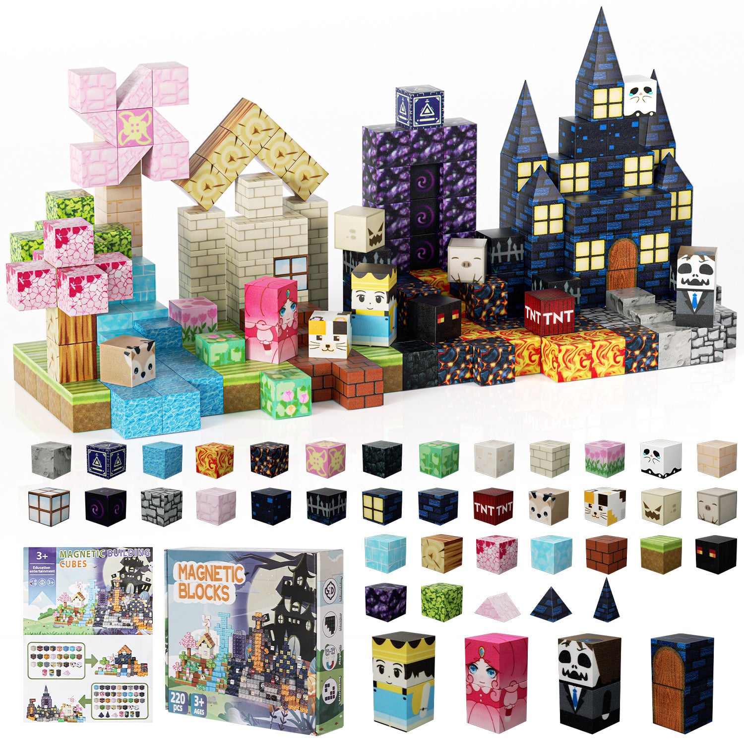 Blocchi Magnetici Magneti Costruzioni Giochi Bambini Anni Condis