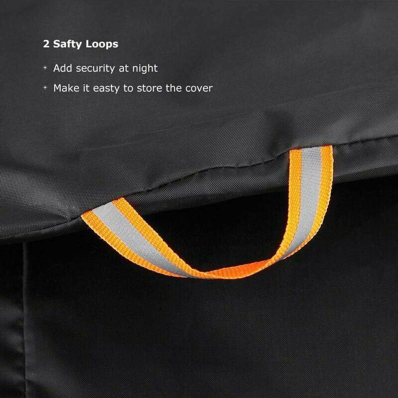 Housse vélo pour 2 Vélos, Housse de vélo étanche en nylon 190T avec protection contre la poussière, les UV, la pluie Protection pourVTT - 4