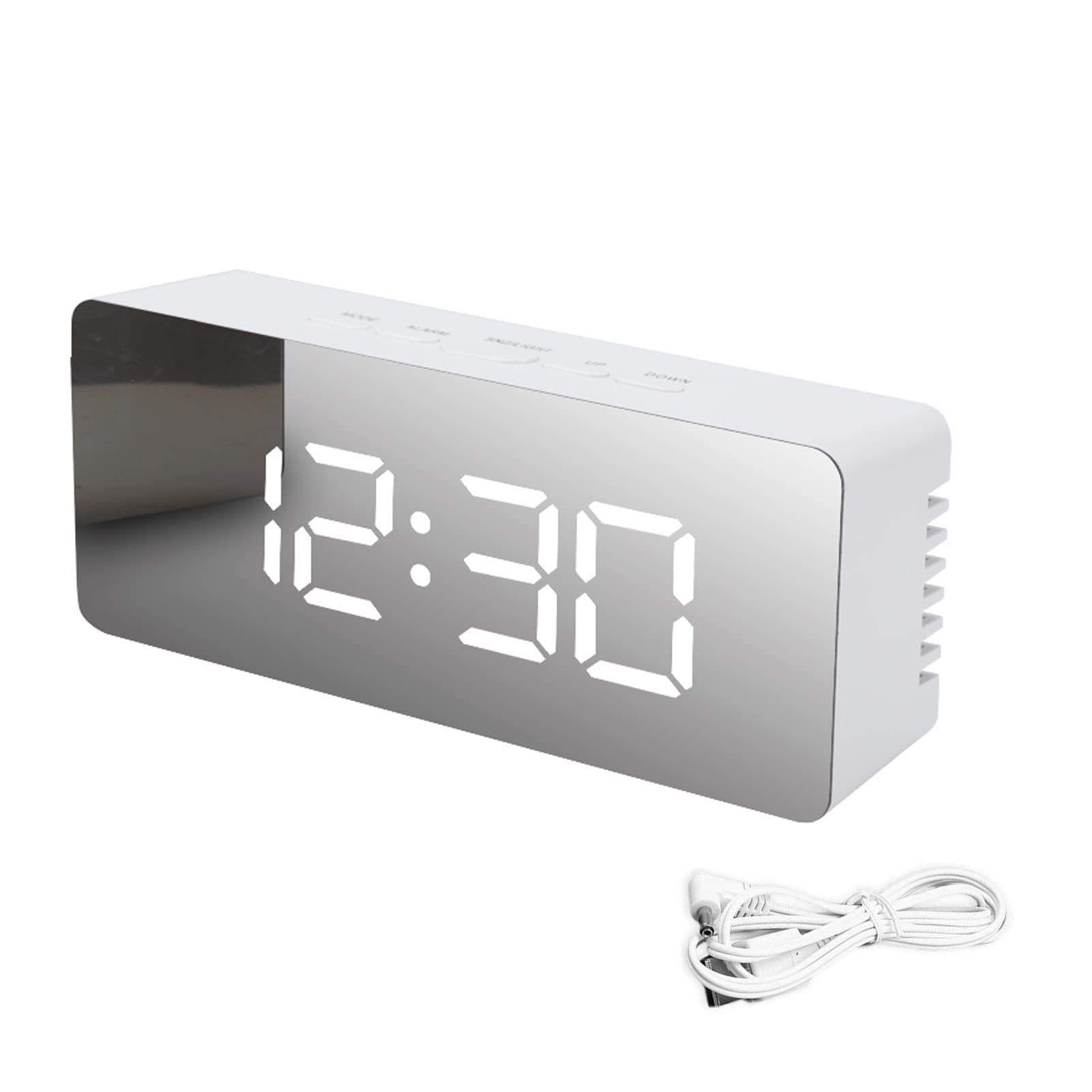 Réveil à projection de chambre à coucher, avec affichage de la température intérieure et