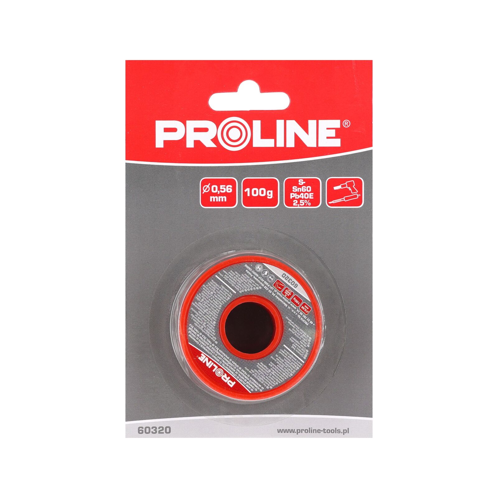 Fil de soudure étain-plomb Proline – Ø 0.56 mm – alliage 60/40 – flux 2 ...