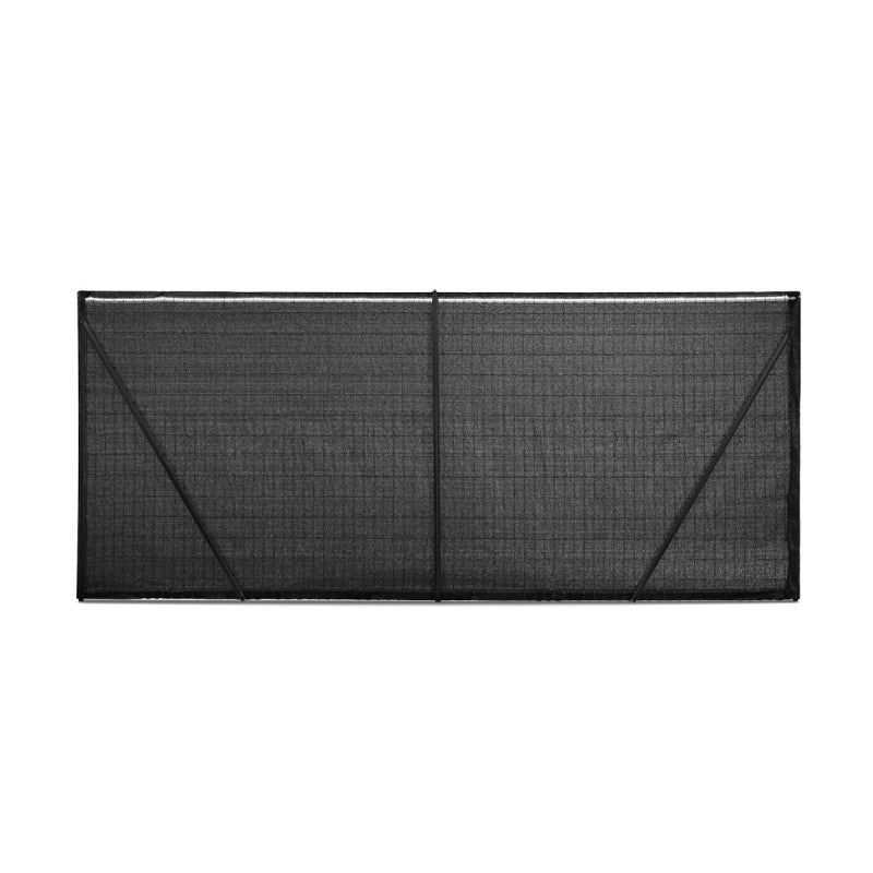Brise vue toile en rouleau haute densité Occultation très élevée (350gr/m²) H 1m73 longueur 5M - Noir - 8
