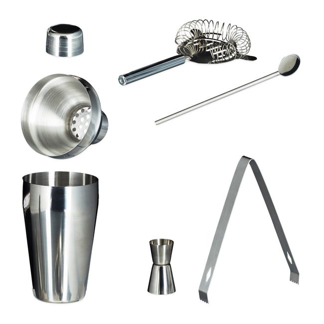 Shaker in acciaio inox spazzolato con peso - 47 cl – Bar Solutions Shaker in acciaio inox spazzolato con peso - 47 cl – Bar Solutions