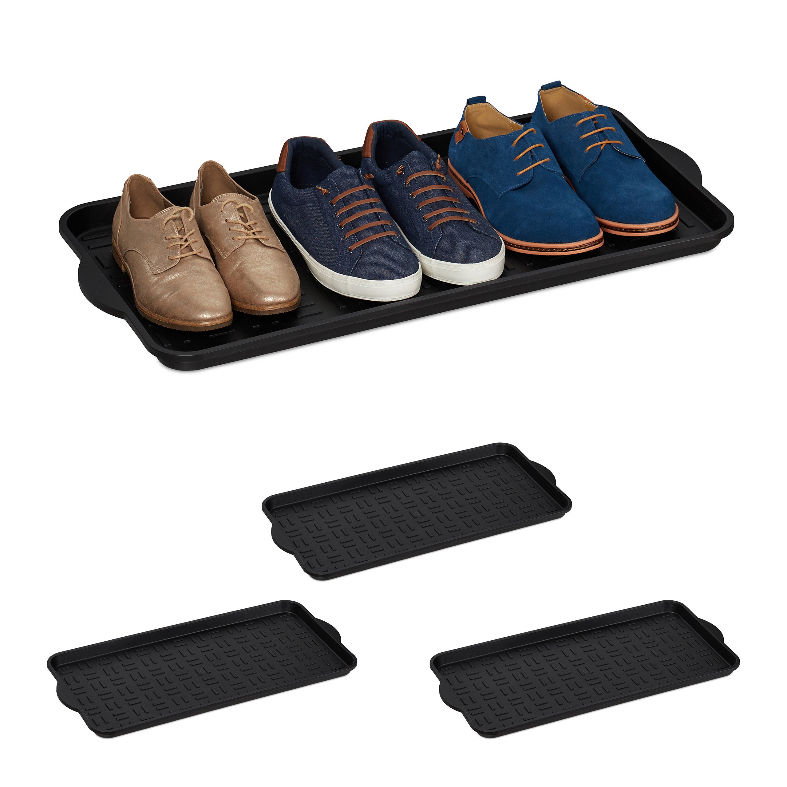 Supports Chaussures Réglables 3 Hauteurs - Lot De 20 - Gain De Place Placard - Plastique Antidérapant - 6