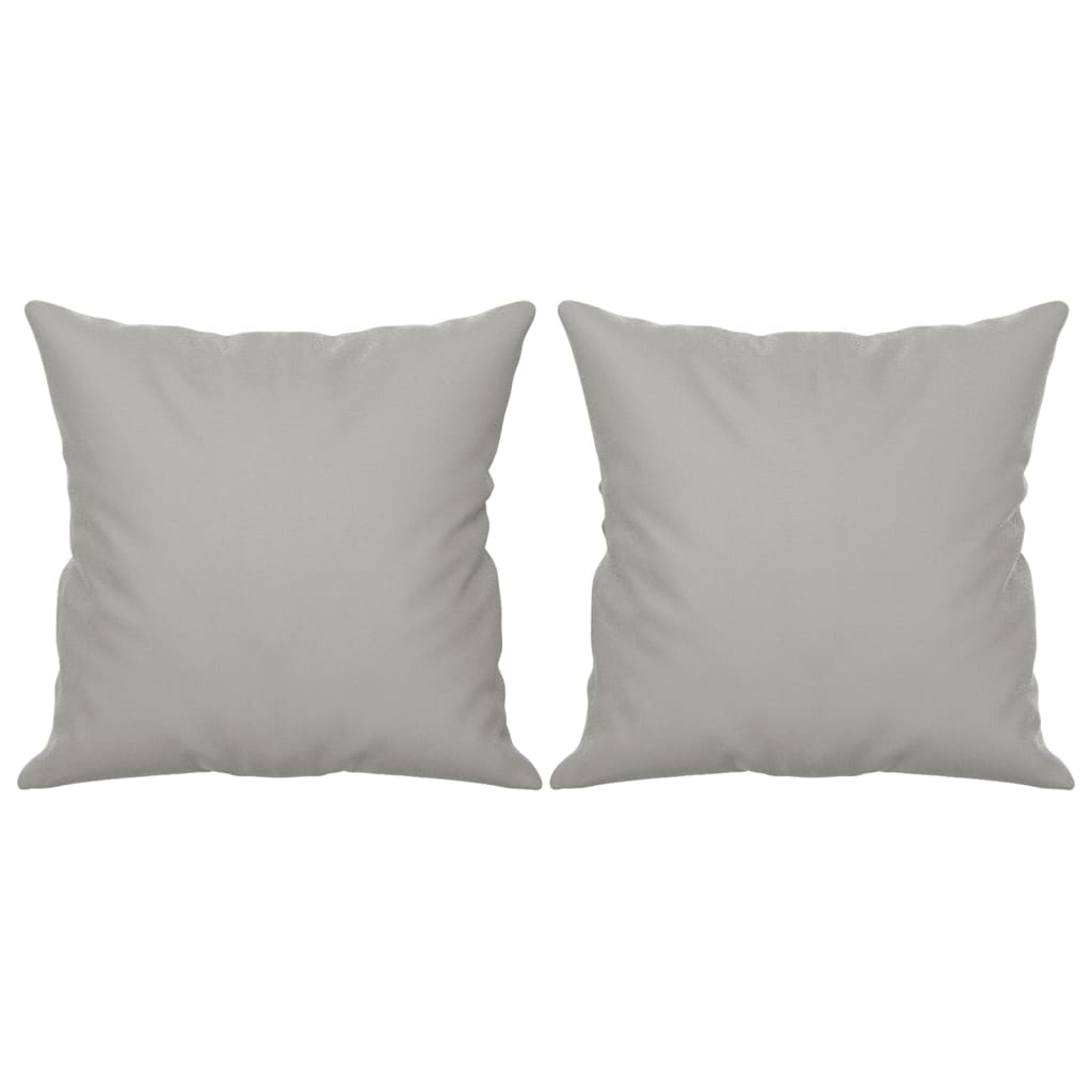 Canapé 2 places，Sofa pour Salon，Banquette avec oreillers gris clair 120 cm CDS48734 - 5