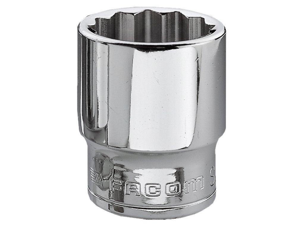 Douille Facom 3/8 - 13 Mm - 12 Pans Métrique - Qualité Professionnelle - Pour Serrage Et Desserrage Précis