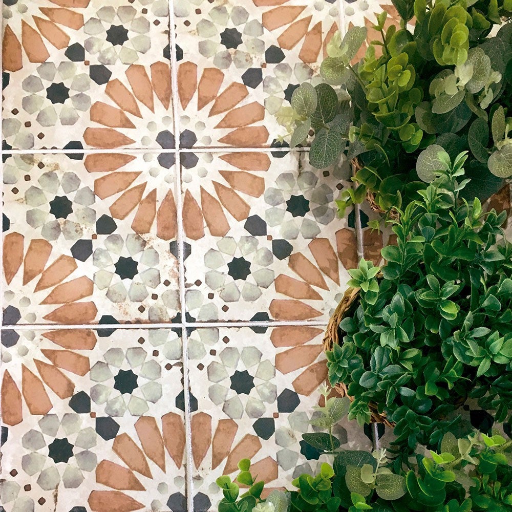 Carrelage Sylviana 20x20 Cm Effet Carreaux Ciment Vieilli - 4