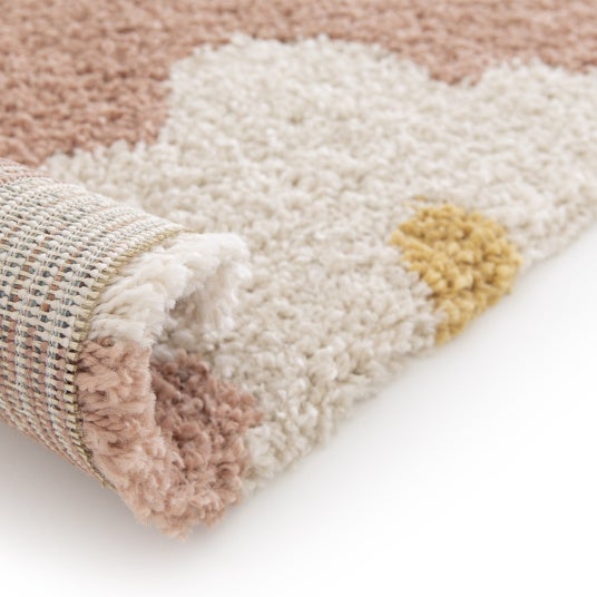 Tapis fleurs maximalistes - Apolline - Rose - 160 x 230 cm - 3