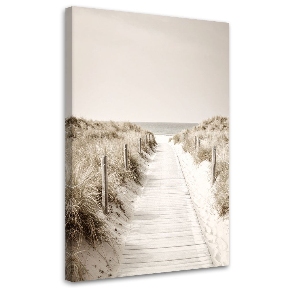 Obraz do salonu sypialni biura, Ścieżka na plażę krajobraz natura 70x100