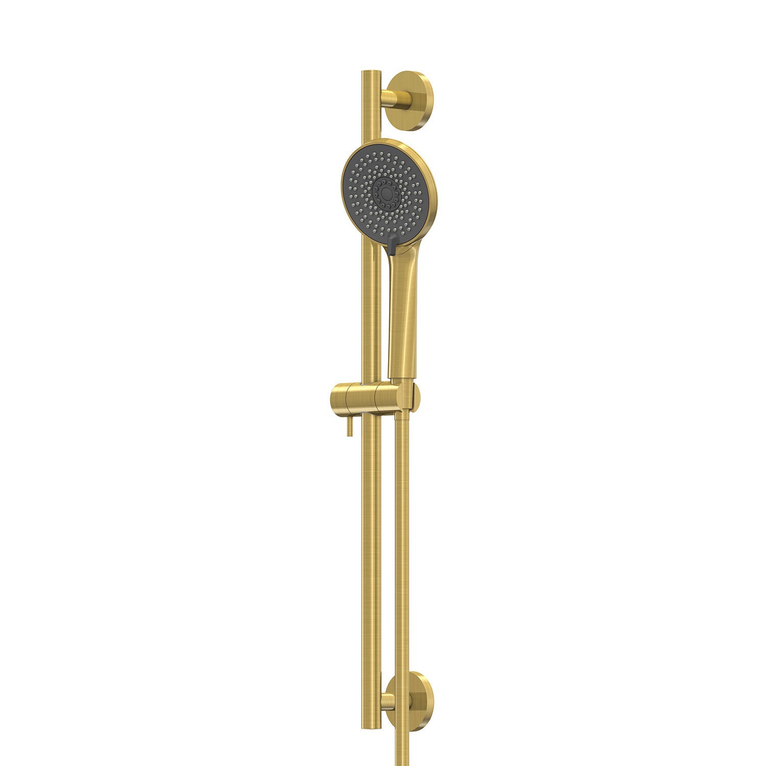 Steinberg serie 340 set de ducha, incl. teleducha, regulable en 3 posiciones, flexo de ducha, barra de ducha 600mm, 3401601bg, color: brushed gold