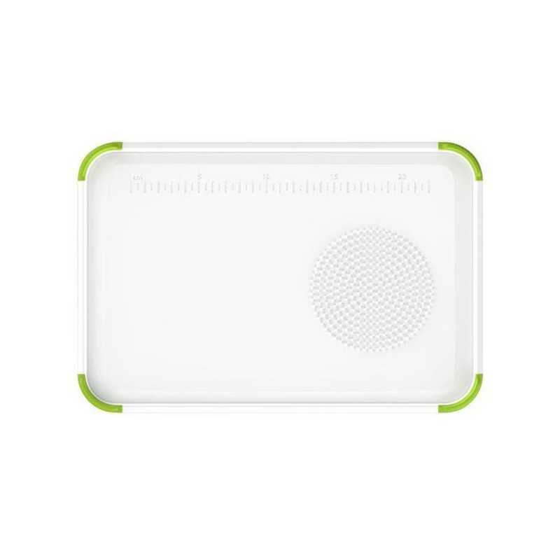 Tagliere Tescoma Precioso 30x20 Cm - In Plastica Antibatterica | Bianco/Verde, Senza BPA - Foto 3