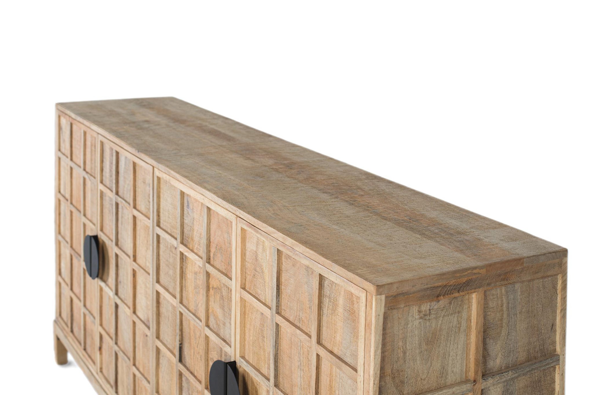Komoda z drewna mango w stylu japońskim - 91x175x41 GYC - 4