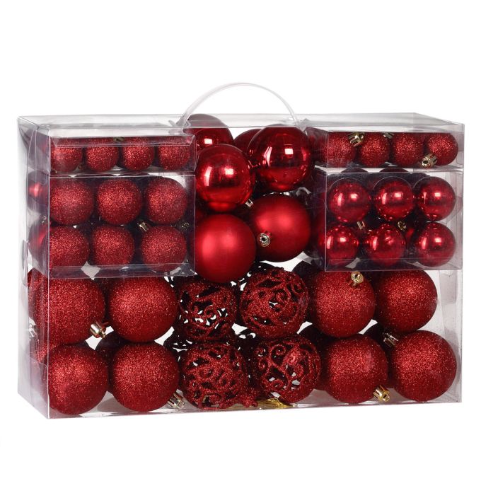 48 Palline Di Natale Colorate Da 3 Cm – Decorazioni Per Albero In Plastica (6 Colori) - 3