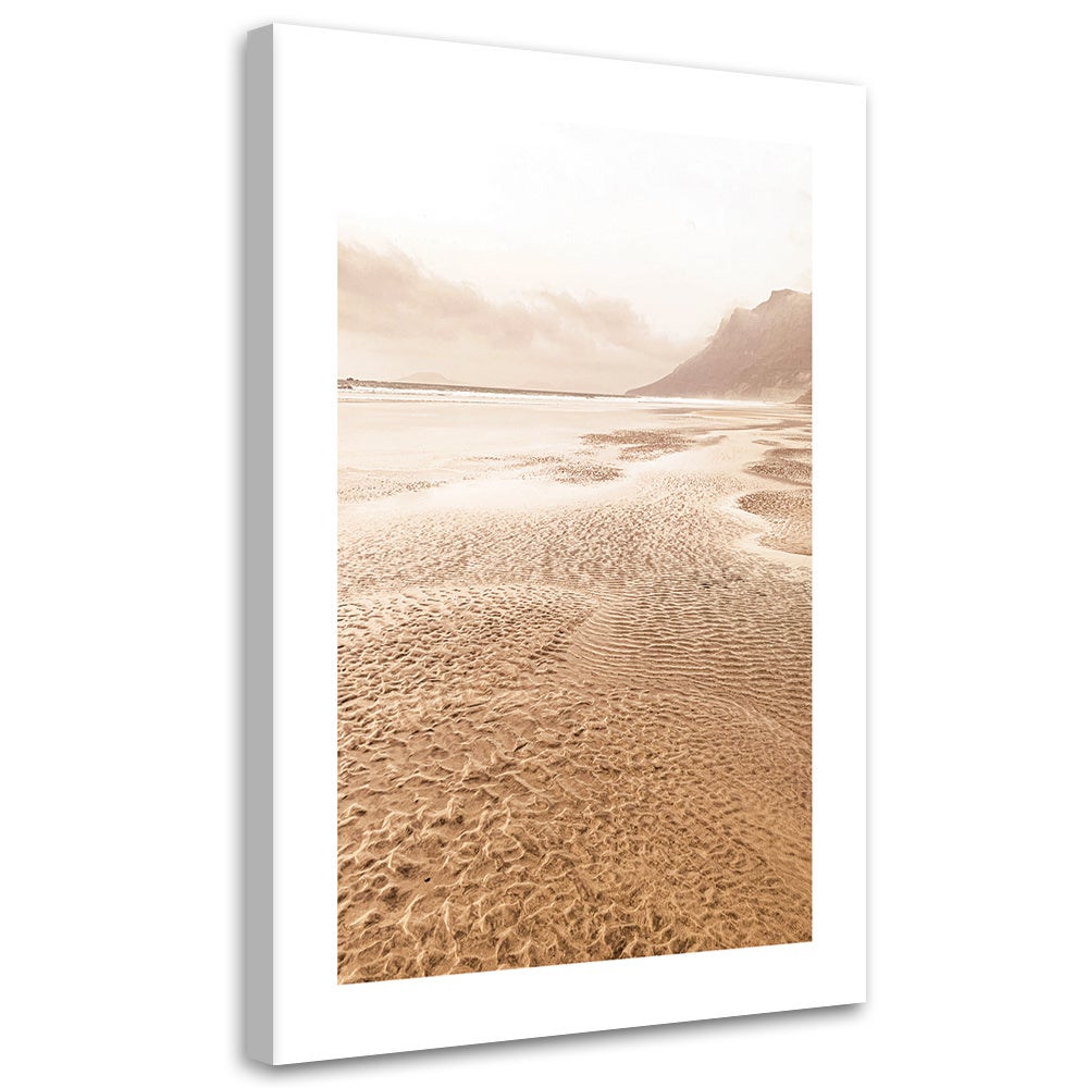 Obraz na płótnie, Plaża zalana wodą 70x100