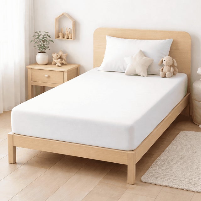 Drap-housse Enfant Blanc Lit de 105cm Donegal Collections