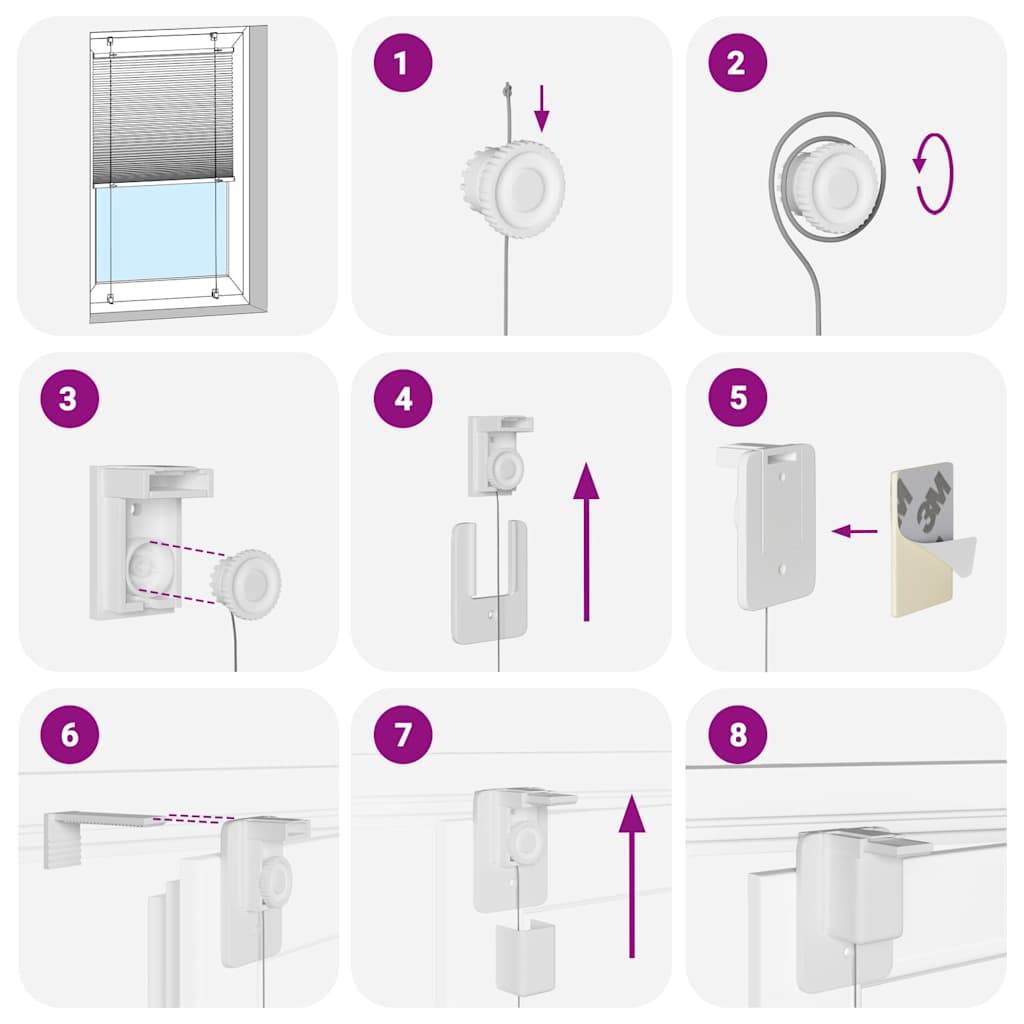 Store plissé | Store pliant vert pétrole 75x100 cm largeur du tissu 74,4 cm CFW86946 - 5