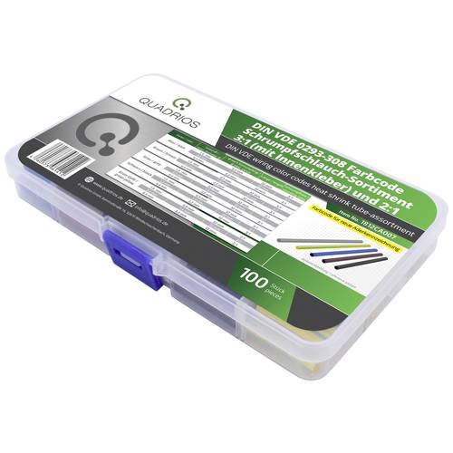 Gaines Thermorétractables HellermannTyton - Diamètre 6 Mm, Taux De Retrait 3:1 - Lot De 10, Couleur Grise - 12
