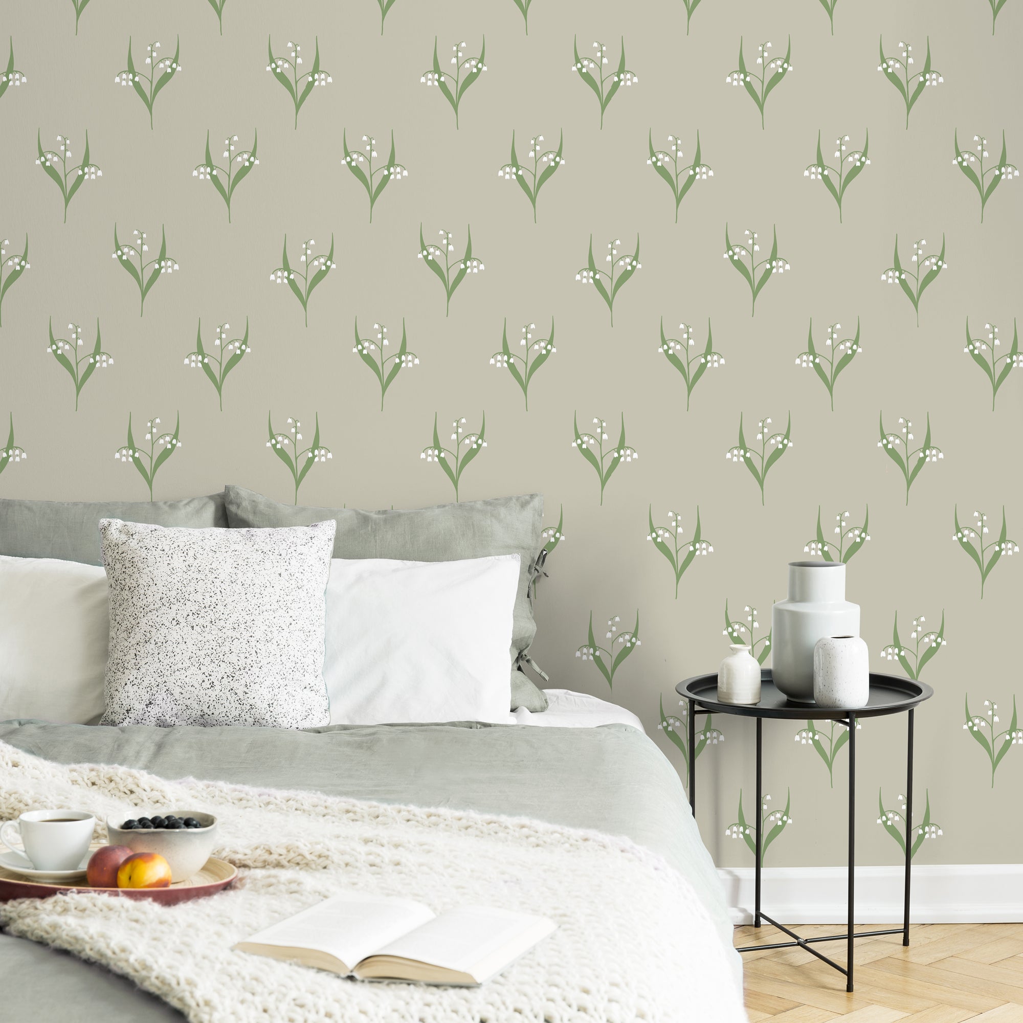 Papier peint intissé Lilly 1005 x 52cm Sable | Leroy Merlin