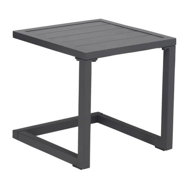 Stolik boczny BARBADOS z aluminium w kolorze antracytowej szarości