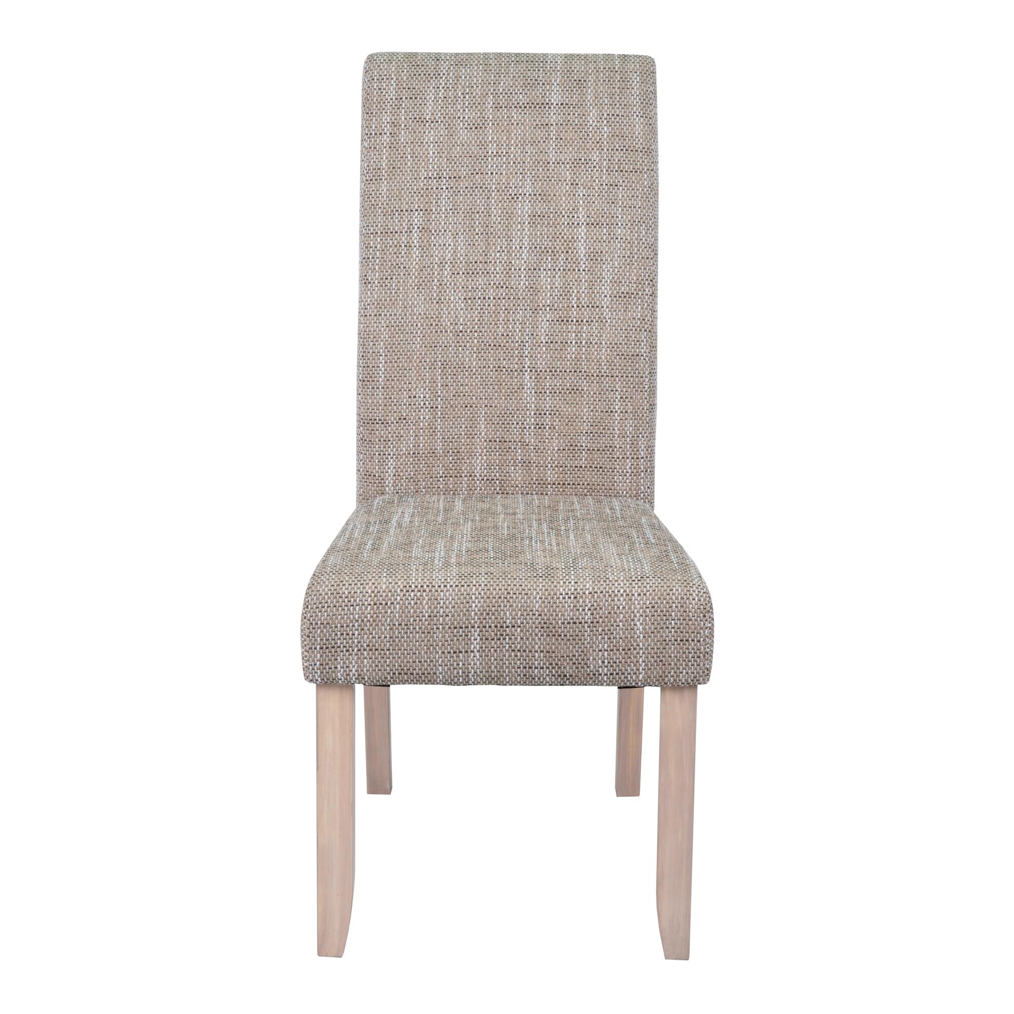 Lot de 2 Chaises SAGUA beige pour salle à manger, 46 x 108 x 60 cm - 3