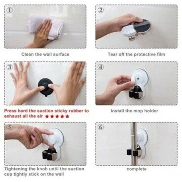 Porta Scope Da Parete Recalma - 5 Supporti + 6 Ganci, Acciaio Inox, Sistema Appendi Attrezzi - Foto 7