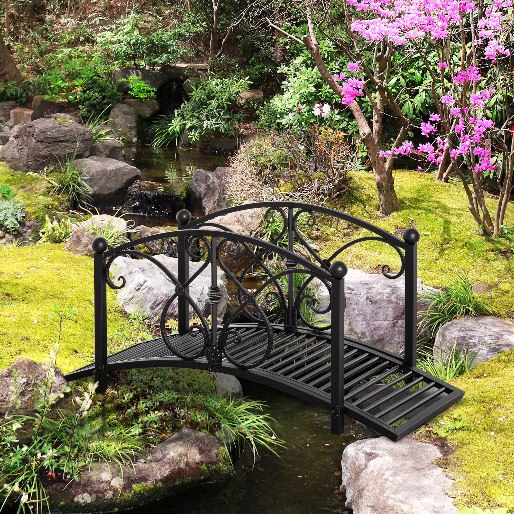 Pont de jardin Métal Outsunny - 7