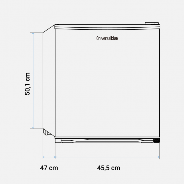 EIBSEE 4060W Minibar Blanco 48 L | UNIVERSALBLUE - 6